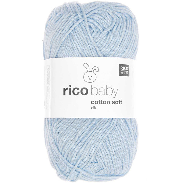 Babywolle Rico Baby Cotton Soft Dk weich und pflegeleicht Baumwollmischgarn zum Stricken und Häkeln