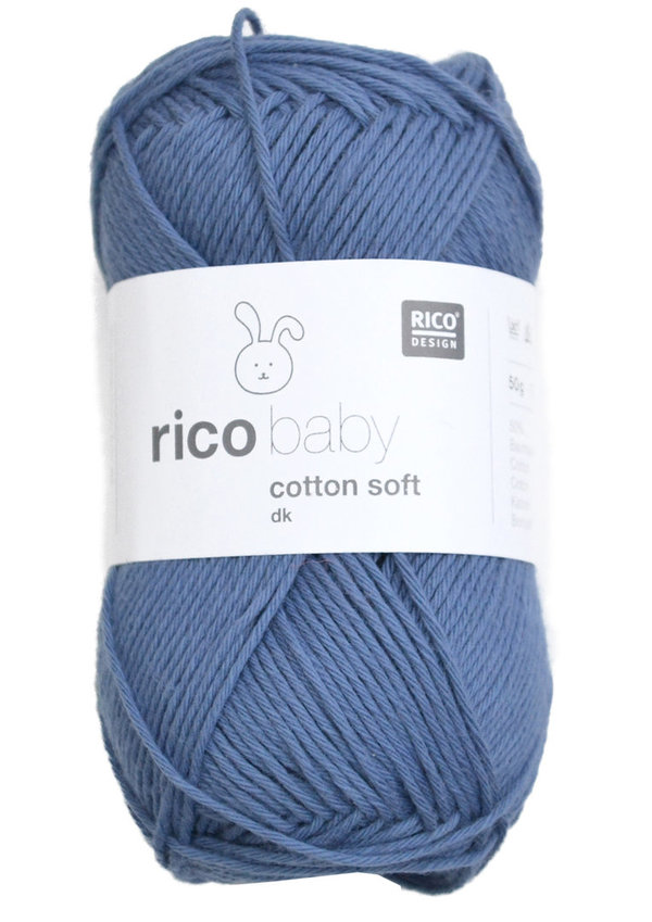 Babywolle Rico Baby Cotton Soft Dk weich und pflegeleicht Baumwollmischgarn zum Stricken und Häkeln