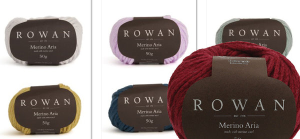 Rowan Merino Aria weiche dicke Wolle aus Merinowolle für Nadelstärke 7 mm
